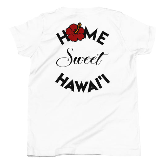 Youth Hibiscus/Hawaiian Island Home Sweet Hawai'i T-Shirt